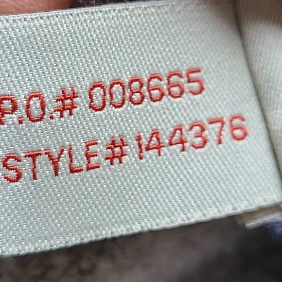 CARBON2COBALT Gray Navy Fleece‎ Lined Zip Front Henley Pullover 144376 Large - Picture 11 of 11